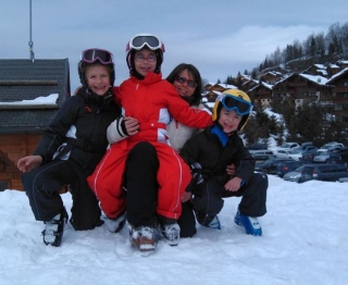 Cours particuliers de ski en groupe